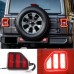 Задний противотуманный фонарь для Jeep Wrangler JL крас