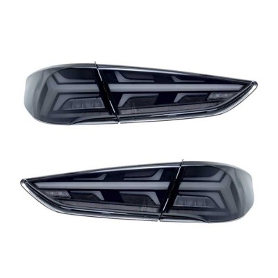 Задние фонари Hyundai Sonata красного цвета из АБС со с