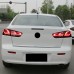 Задние фары Mitsubishi Lancer X красного цвета из свето