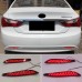 Задний фонарь Hyundai Sonata красного цвета из ABS и св