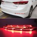 Задний фонарь Hyundai Elantra красный светодиодный LED