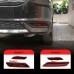 Задний бампер Honda City красного цвета с LED-подсветко
