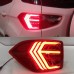 Задний фонарь Ford EcoSport, красный светодиодный DRL, 