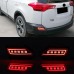 Фонарь заднего бампера Toyota RAV4 красный светодиодный