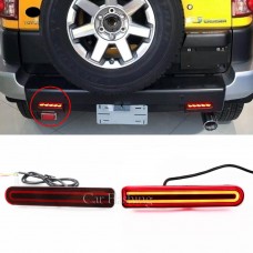 Задний Отражатель для Toyota Land Cruiser, Красный Светодиод, Стоп-сигнал, Поворотник, Противотуманка (Модель США 3 функции)