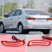 Задний бампер Toyota Corolla Altis с LED-сигналами, кра
