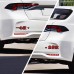 Задний противотуманный фонарь Toyota Corolla красный св