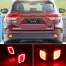 Отражатель для Toyota Highlander Kluger красного цвета 
