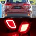 Отражатель для Toyota Highlander Kluger красного цвета 