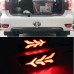 Задний бампер с LED отражателем для Nissan Patrol - кра
