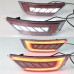 Фонарь заднего бампера Ford Focus красный ABS+LED