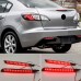 Задние стоп-сигналы Mazda 3 красного цвета из АБС со св