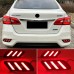 Задний противотуманный фонарь для Nissan Sentra красног