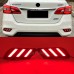 Задний противотуманный фонарь для Nissan Sentra красног