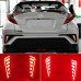 Задний противотуманный фонарь Toyota C-HR красный свето