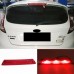 Задний фонарь Ford Fiesta красный АБС + светодиод
