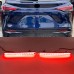 Задний бампер Toyota Sienna красный с светодиодными фар
