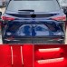 Задний бампер Toyota Sienna красный с светодиодными фар
