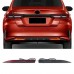 Задний бампер Toyota Yaris/Vios красный светодиодный - 
