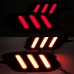 Задний фонарь Honda Civic красного цвета с LED-подсветк