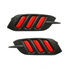 Задний Фонарь Honda Civic Красного Цвета с Led-подсветкой (Красная крышка 3 функции)