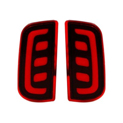Светодиодный задний бампер для Honda Civic, красный, АБ
