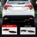 Задний бампер для Honda HR-V с LED светом, красный, ABS
