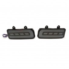 Задний Светодиодный Отражатель Бампера Honda Cr-v Crv 2015-2016 Красный (3 Functions Smoke Cover)