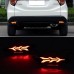 Задний светодиодный отражатель Honda HR-V красный АБС +