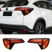 Задний фонарь HRV DRL красный светодиодный для Honda Ve
