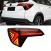 Задний фонарь HRV DRL красный светодиодный для Honda Ve