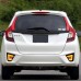 Задний бампер Honda Jazz Fit CR-V красный светодиодный 

