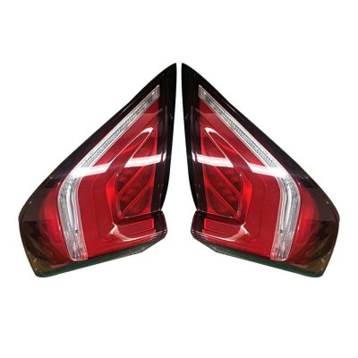 Задние фонари Honda Civic красного цвета LED