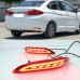 Задний фонарь Honda City красный светодиодный