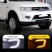 Дневные ходовые огни для Mitsubishi Pajero Sport - Белы
