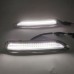 Дневные ходовые огни Lexus RX белого цвета с LED-подсве