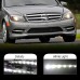 Дневные ходовые огни Mercedes C-klasse белого цвета LED