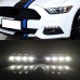 Светодиодные дневные ходовые огни Ford Mustang, желтый 
