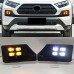 Светодиодные дневные ходовые огни Toyota RAV4 белого цв