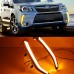 Дневные ходовые огни Subaru Forester, светодиодные, жел