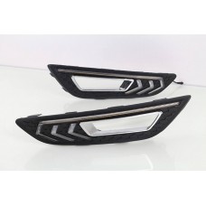 Светодиодные Дневные Ходовые Огни Drl для Ford Focus Белого Цвета (Белый желтый синий)