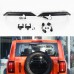 Сплиттер заднего крыла для Jeep Wrangler красный/тониро