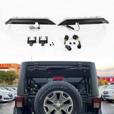Сплиттер Заднего Крыла для Jeep Wrangler Красный/тонированный (Версия США для Wrangler JK 07-17)