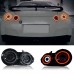 Задние фары Nissan GT-R R35 светодиодные, красные, дина