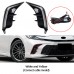 Дневные ходовые огни Toyota Camry белого цвета с желтым