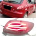 Задний стоп-сигнал поворота лампы Peugeot 206 2008 крас