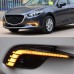 Дневные ходовые огни Mazda 3 Axela белого цвета из ABS-