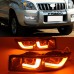 Светодиодные ДХО для Toyota Land Cruiser Prado Белого ц