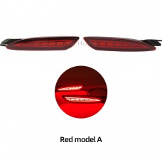 Светодиодный Отражатель Заднего Бампера для Mazda Atenza, 3, Cx-5, 6 - Красный, Abs + Led