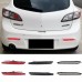 Светильник задний бампер Mazda 3 Axela красный ABS LED

